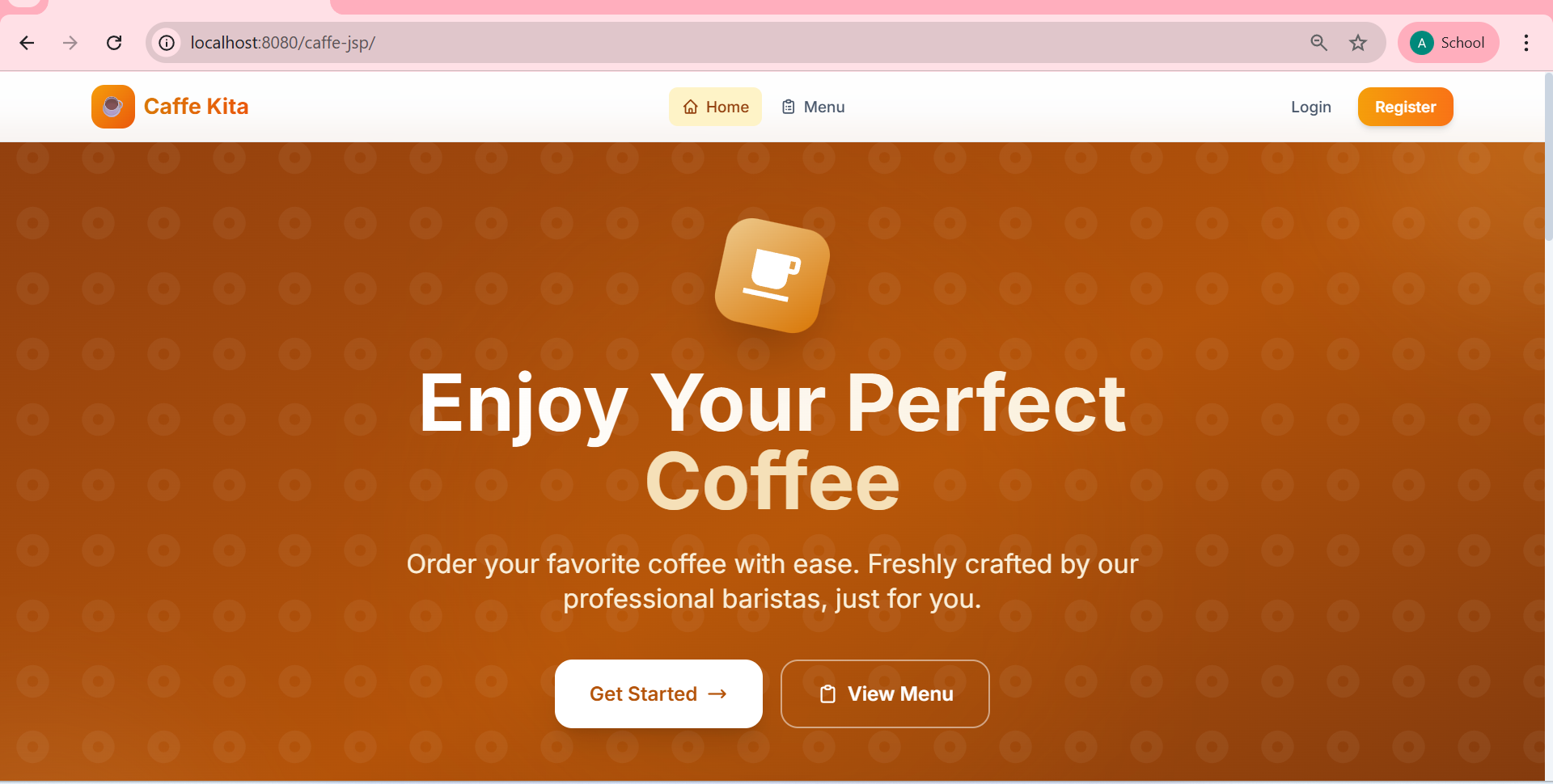 Cafe Management Application
